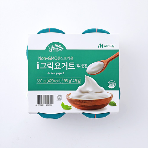 [i그릭요거트(무가당)*95g*4개입*데미샘]-상세정보